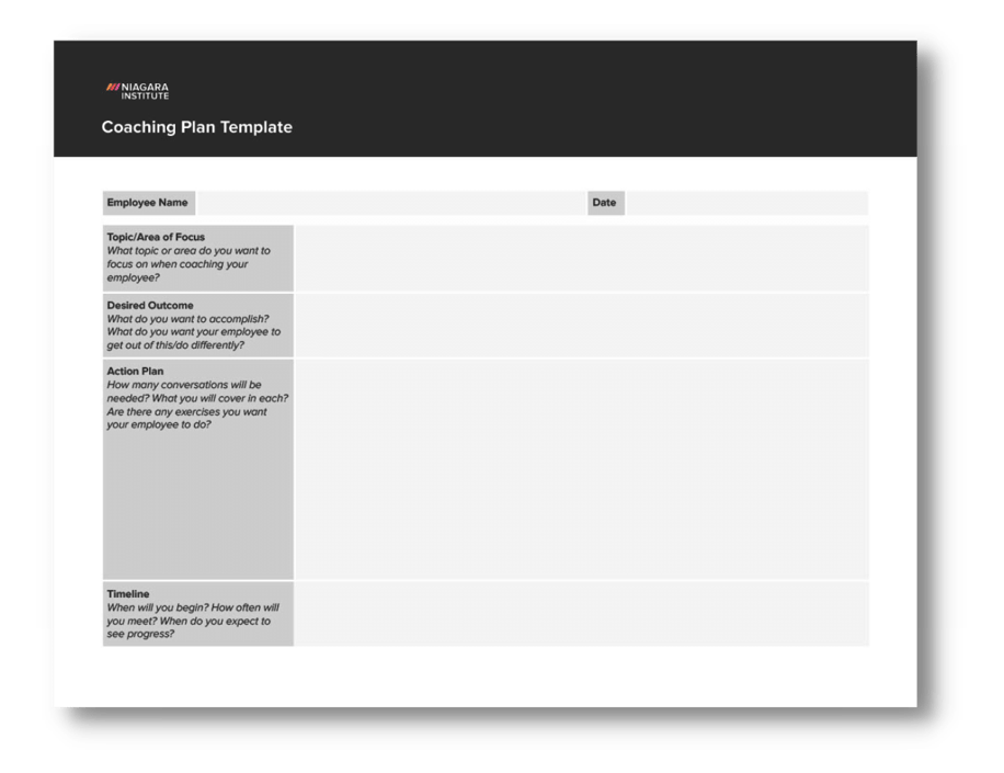 A Brief Guide to Writing an Employee Coaching Plan (+Template)